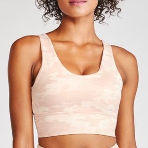 Soybu Camo Longline Sports Bra - Cameo Rose